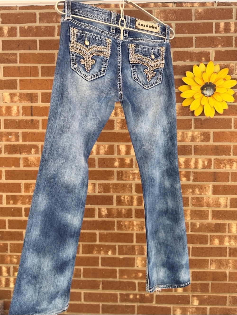 Rock Revival Betty Bootcut Women’s Jeans Designed in USA Mid Rise Size 30 - Picture 3 of 16